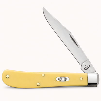 Yellow Synthetic Slimline Trapper | Case Cutlery (PA)