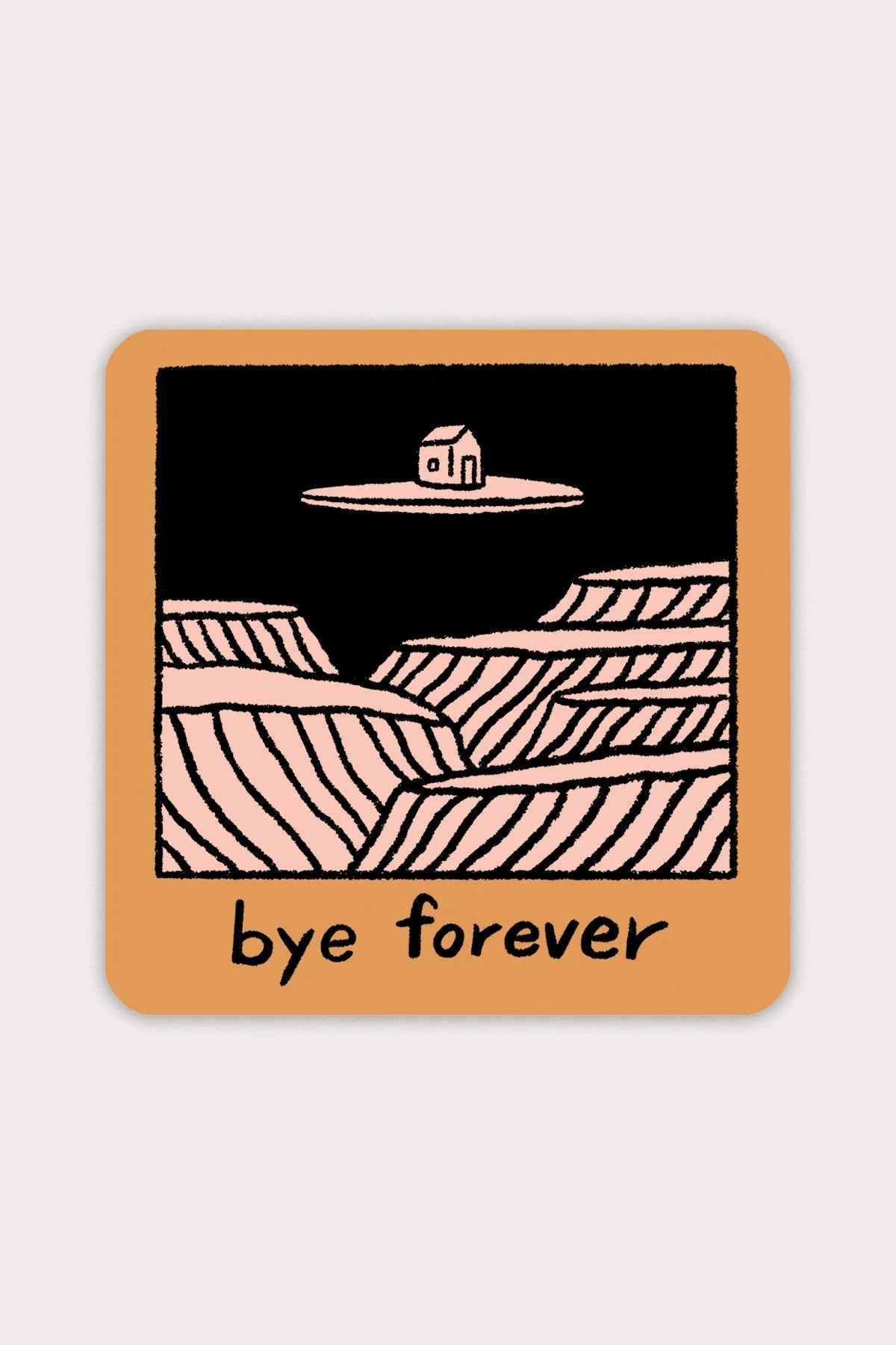Bye Forever (House) Vinyl Sticker | Satoshi Kurosaki