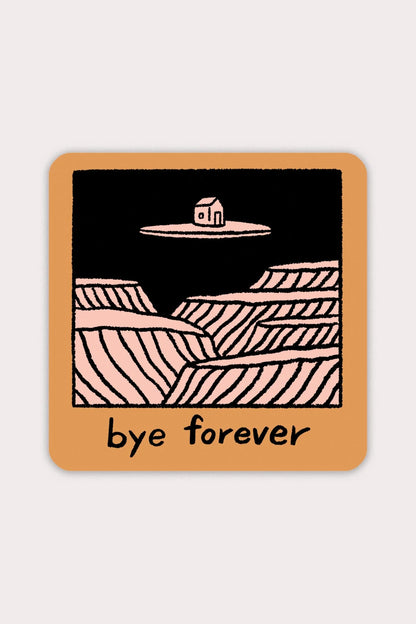 Bye Forever (House) Vinyl Sticker | Satoshi Kurosaki