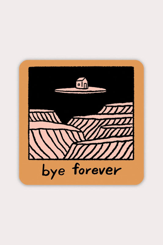 Bye Forever (House) Vinyl Sticker | Satoshi Kurosaki