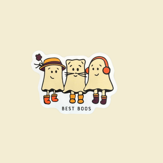 Best Boos Vinyl Sticker | Ruff House Print Shop (KS)