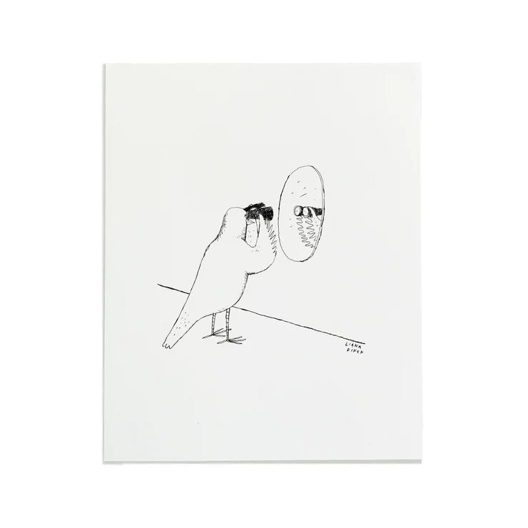 Bird Watching Letterpress Print | Liana Finck (NY)