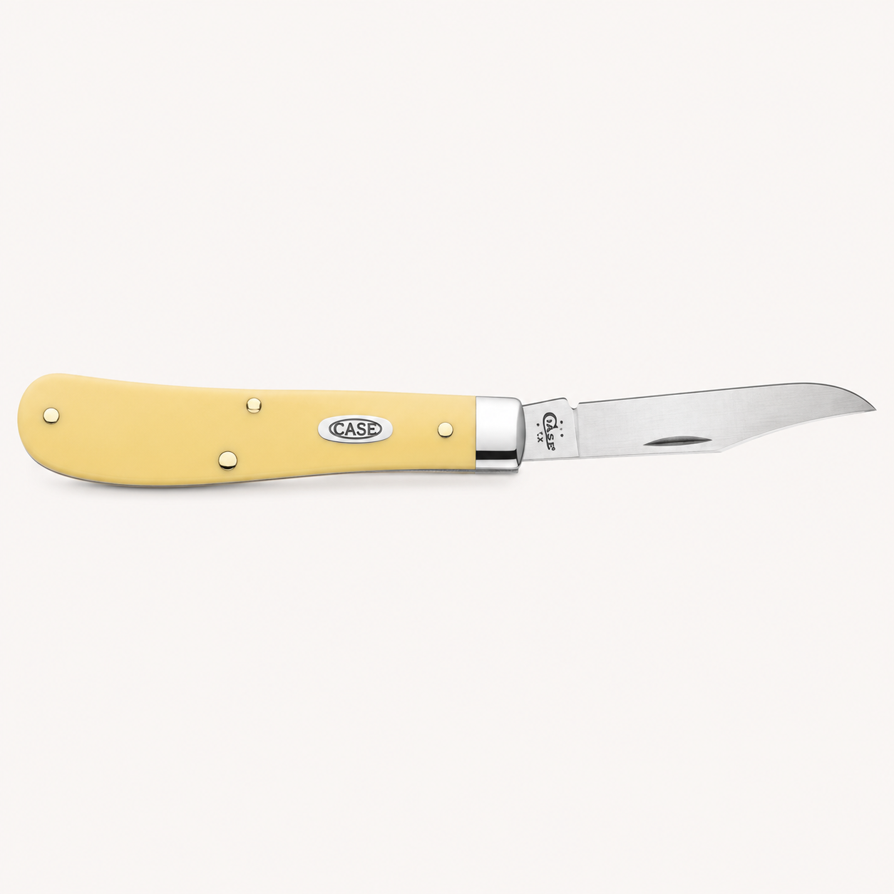 Yellow Synthetic Slimline Trapper | Case Cutlery (PA)