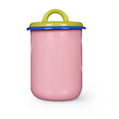Colorama Enamel Jar| Soft Pink | Bornn (Turkey)
