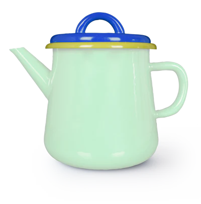 Colorama Enamel Tea Pot| Mint | Bornn (Turkey)