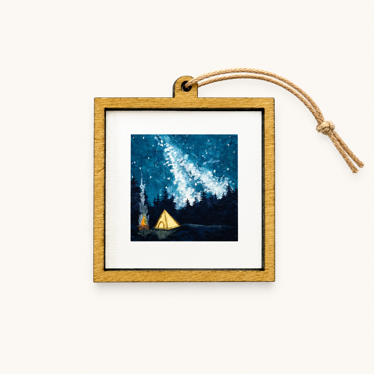 Camping Galaxy Mini Art Print | Mick’s Art Goods (WA)