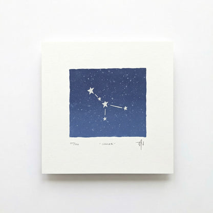 Zodiac Constellation Screenprint | Allison & Jonathan Metzger (IA)