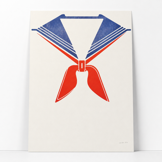 Cosplay Front Letterpress Print | We Are 1976 (TX)