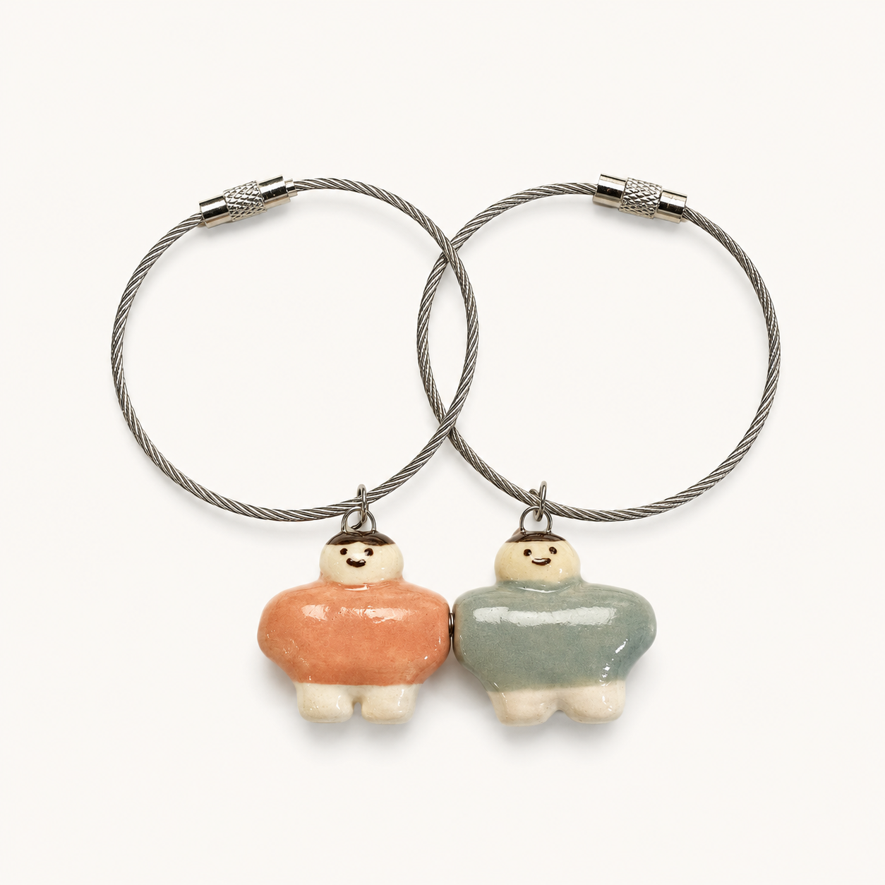 Always Together Stoneware Couples Pendant Set | Taitau Fung (HK)