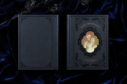 Front and back covers of Dark Inspiration side by side