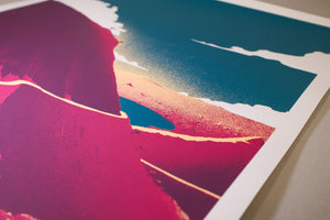 The Mountains IIII Screen Print | Alex Hanke (Hamburg)