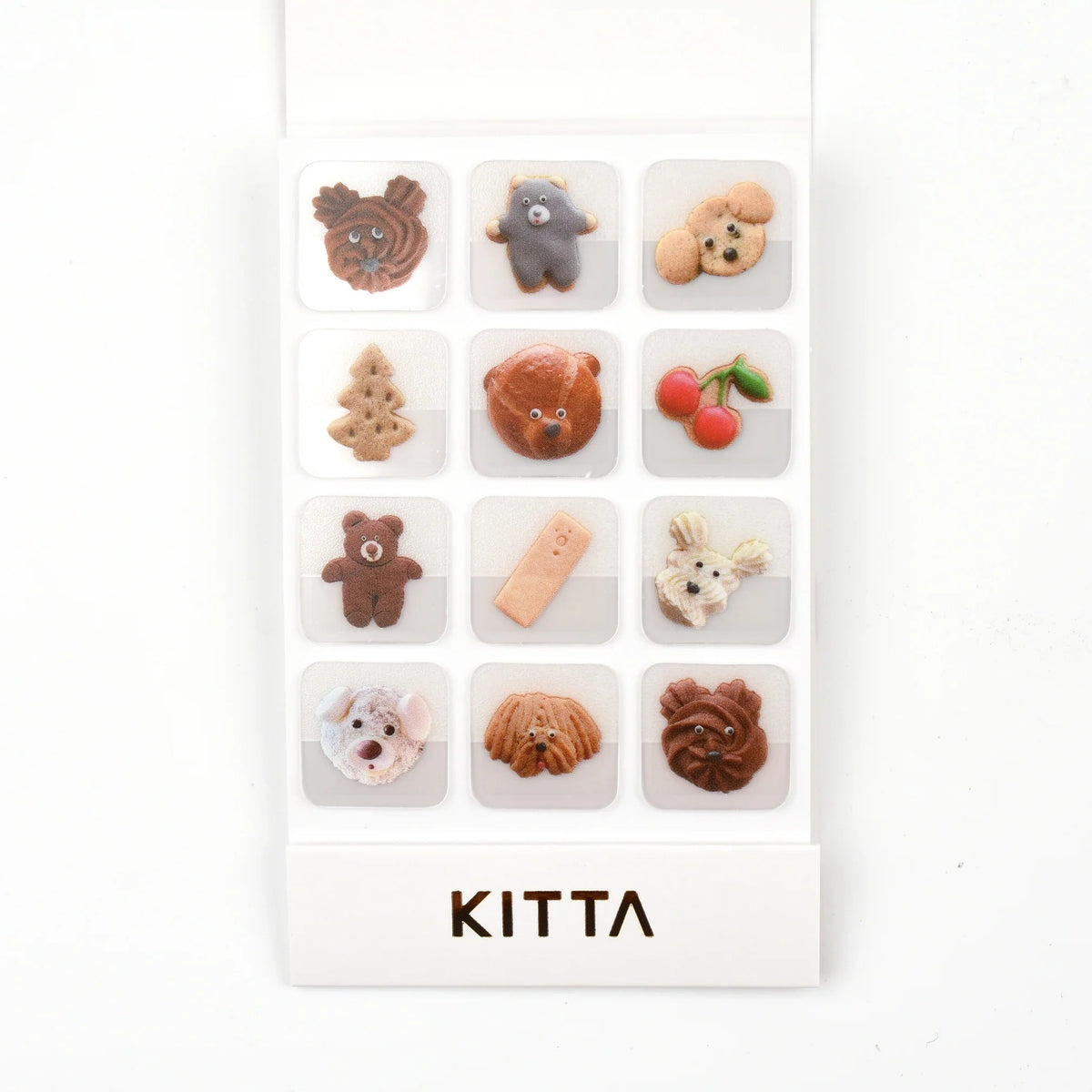 Snacks Clear Icon Stickers | Kitta (Japan)