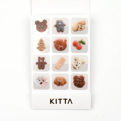Snacks Clear Icon Stickers | Kitta (Japan)