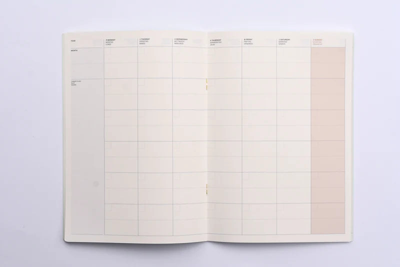 Monthly Notebook | Laconic (Japan)