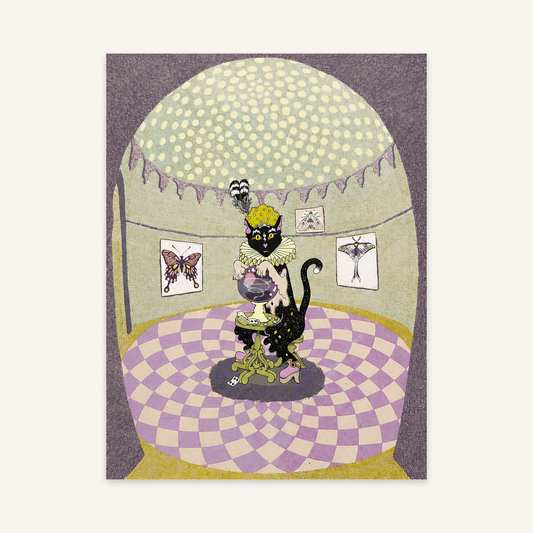 Psychic Cat Screen Print | Daria Tessler (OR)
