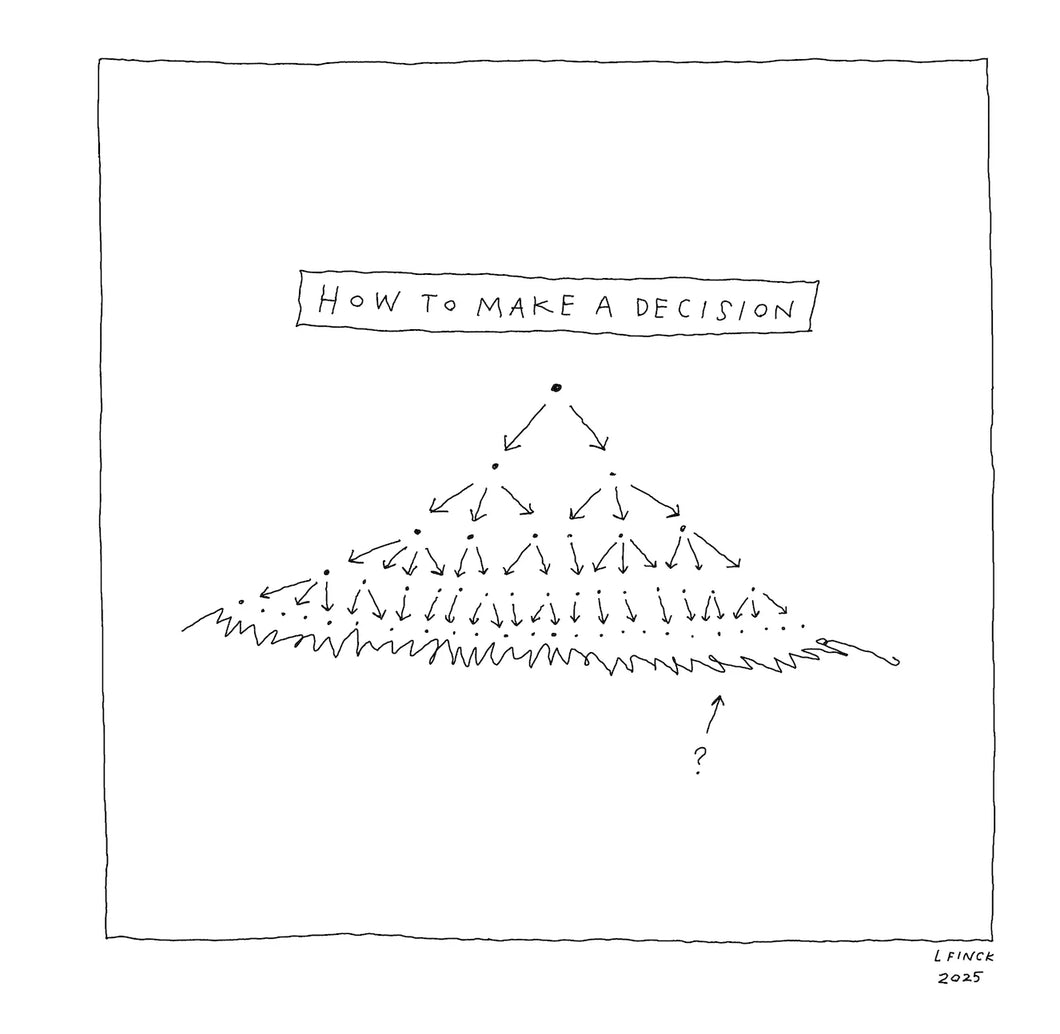 Decisions Letterpress Print | Liana Finck (NY)