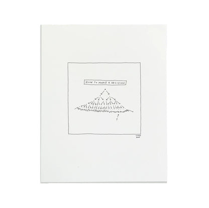 Decisions Letterpress Print | Liana Finck (NY)