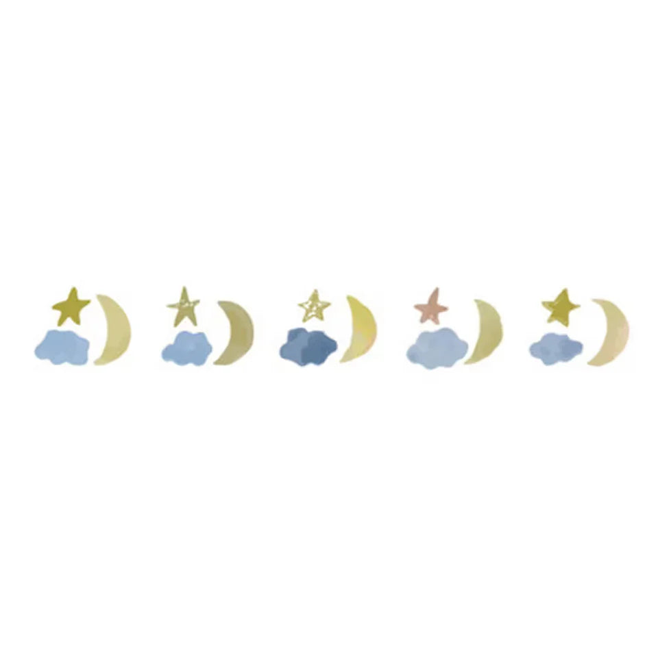 Deco Rush Decoration Tape | Night Sky Blue | PLUS (Japan)