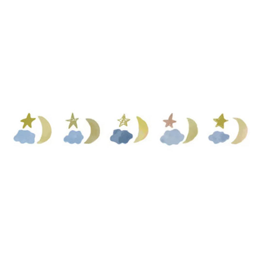 Deco Rush Decoration Tape | Night Sky Blue | PLUS (Japan)