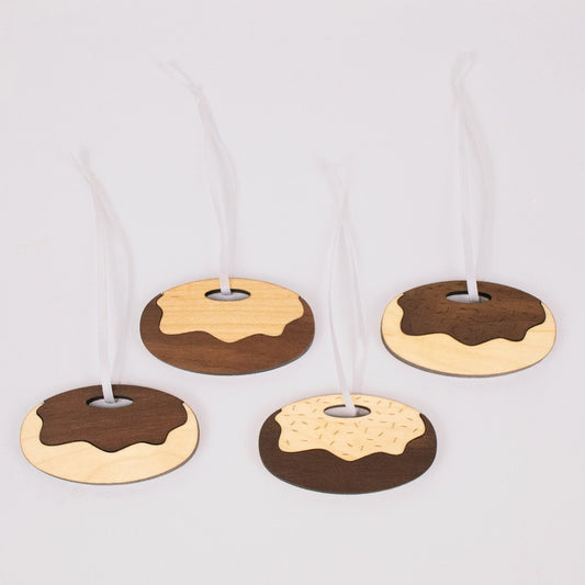 Wooden Donut Ornament | Collin Garrity