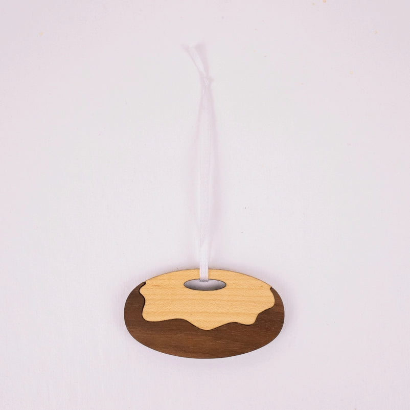 Wooden Donut Ornament | Collin Garrity