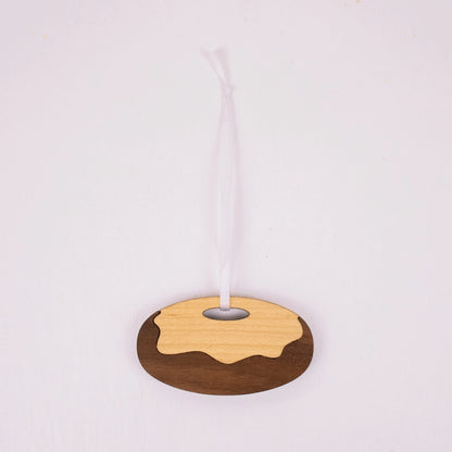 Wooden Donut Ornament | Collin Garrity
