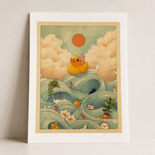 Load image into Gallery viewer, Duck at Sea Art Print | Felicia Chiao (CA)
