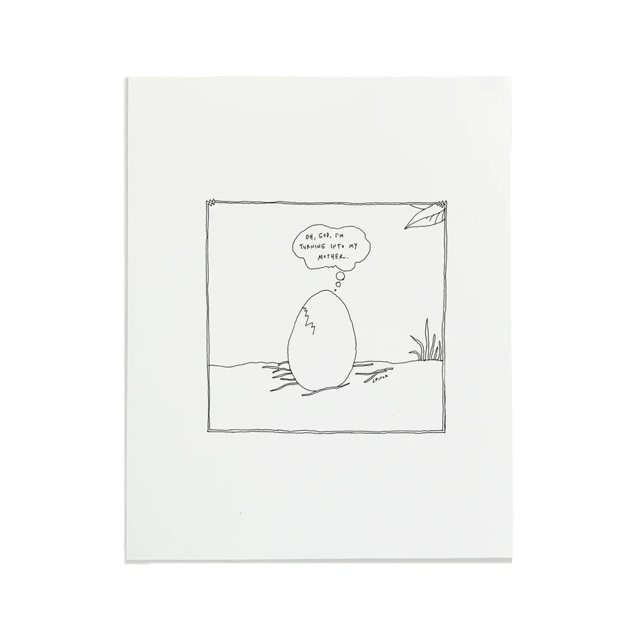 Egg Mother Letterpress Print | Liana Finck (NY)