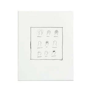 Feelings Letterpress Print | Liana Finck (NY)