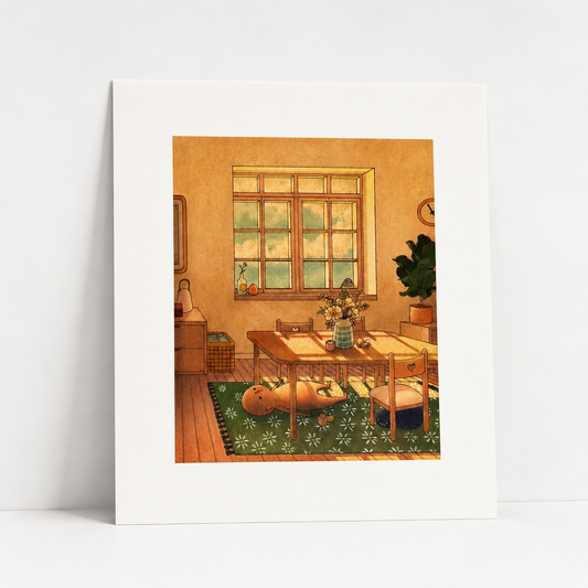 Floor Time Art Print | Felicia Chiao (CA)
