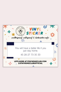 Fortune Vinyl Sticker | Olivia Mew
