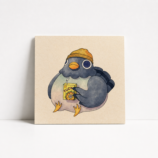 Fuck Pigeon 07 Mini Art Print | Felicia Chiao (CA)