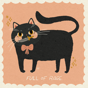 Full of Rage Art Print | Rachele Cromer (OK)