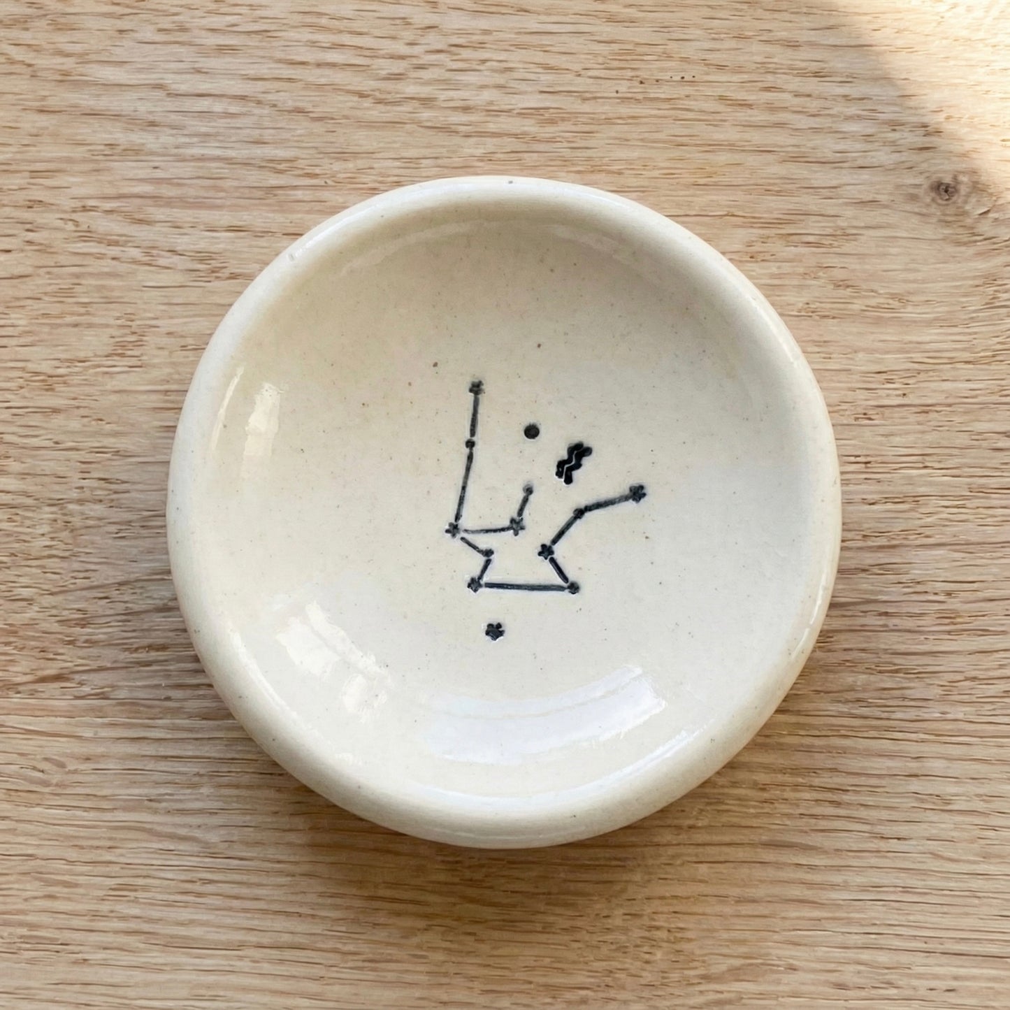 Small Zodiac Constellation Ceramic Ring Dish | Tasha McKelvey (VA)