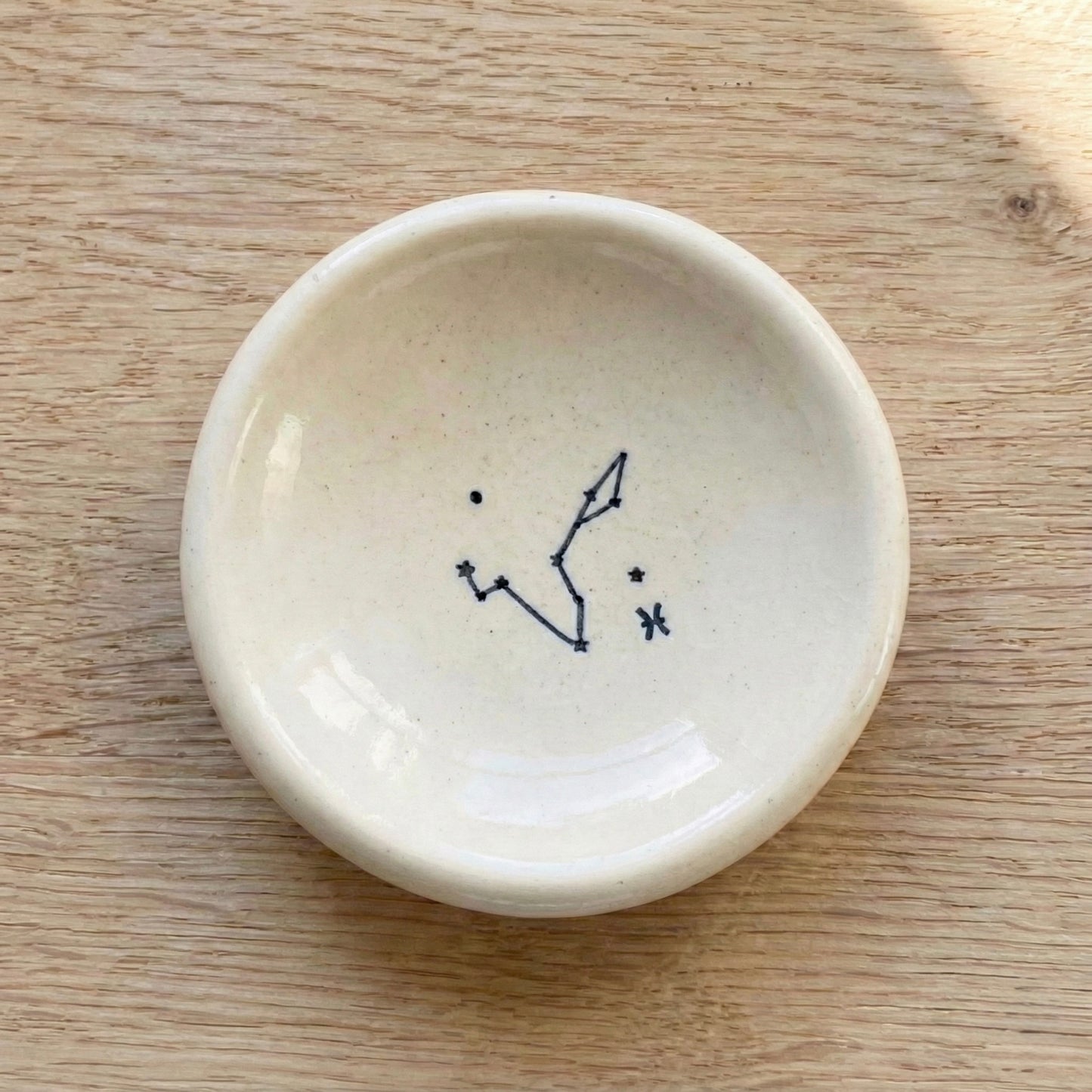 Small Zodiac Constellation Ceramic Ring Dish | Tasha McKelvey (VA)