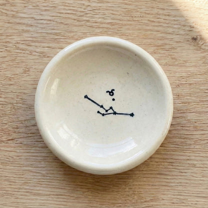 Small Zodiac Constellation Ceramic Ring Dish | Tasha McKelvey (VA)