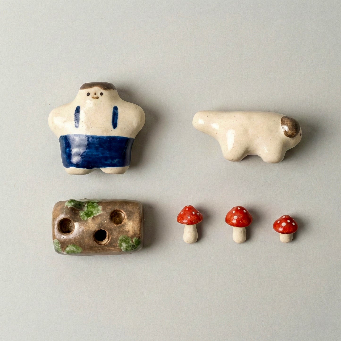 Mushroom Hunting Handmade Stoneware Set | Taitau Fung (HK)