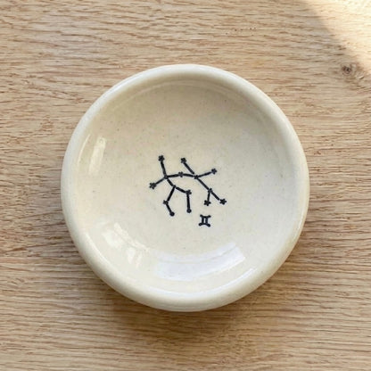 Small Zodiac Constellation Ceramic Ring Dish | Tasha McKelvey (VA)