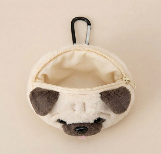 Pug Mini Plush Pouch | Bestever (Japan)
