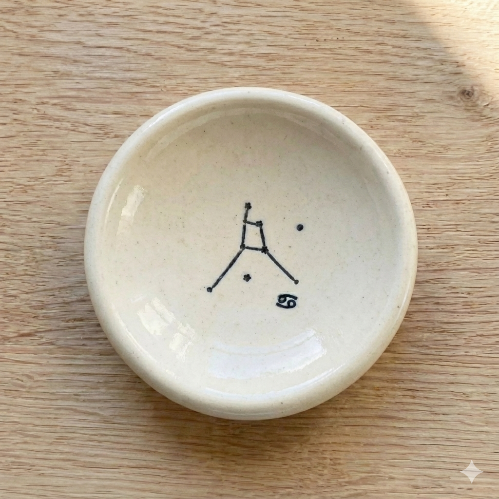 Small Zodiac Constellation Ceramic Ring Dish | Tasha McKelvey (VA)