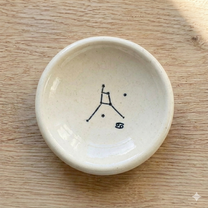 Small Zodiac Constellation Ceramic Ring Dish | Tasha McKelvey (VA)