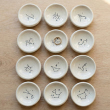 Load image into Gallery viewer, Small Zodiac Constellation Ceramic Ring Dish | Tasha McKelvey (VA)
