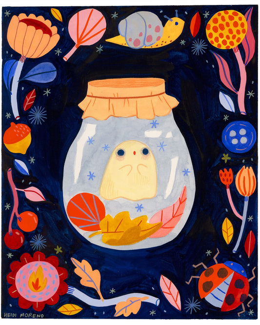 Ghost Jar Art Print | Heidi Moreno (CA)