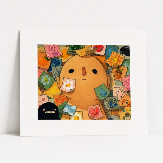 Giant Robot Post-it Show 2023 Art Print | Felicia Chiao (CA)