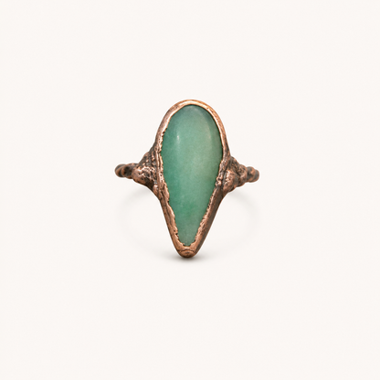 Green Adventure Copper Ring No. 1 | Size 6.5 | Shamsy Roomiani (Texas)