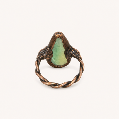 Green Adventure Copper Ring No. 1 | Size 6.5 | Shamsy Roomiani (Texas)
