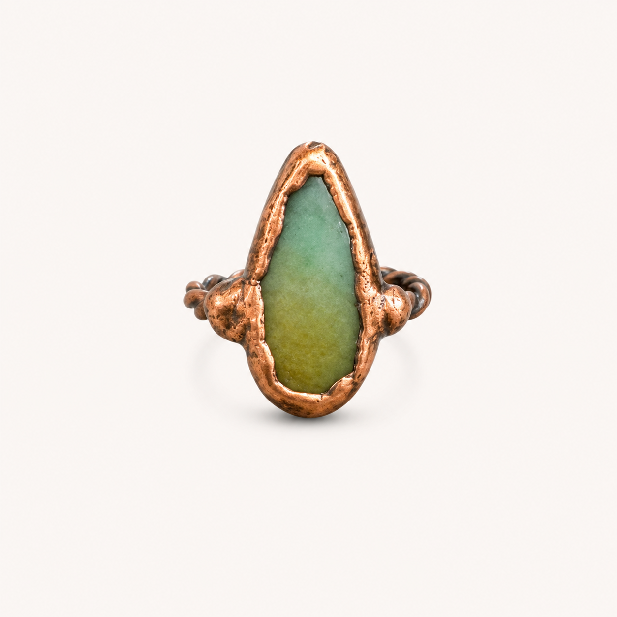 Green Adventure Copper Ring No. 4 | Size 6 | Shamsy Roomiani (Tx