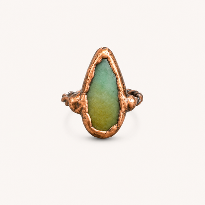 Green Adventure Copper Ring No. 4 | Size 6 | Shamsy Roomiani (Tx