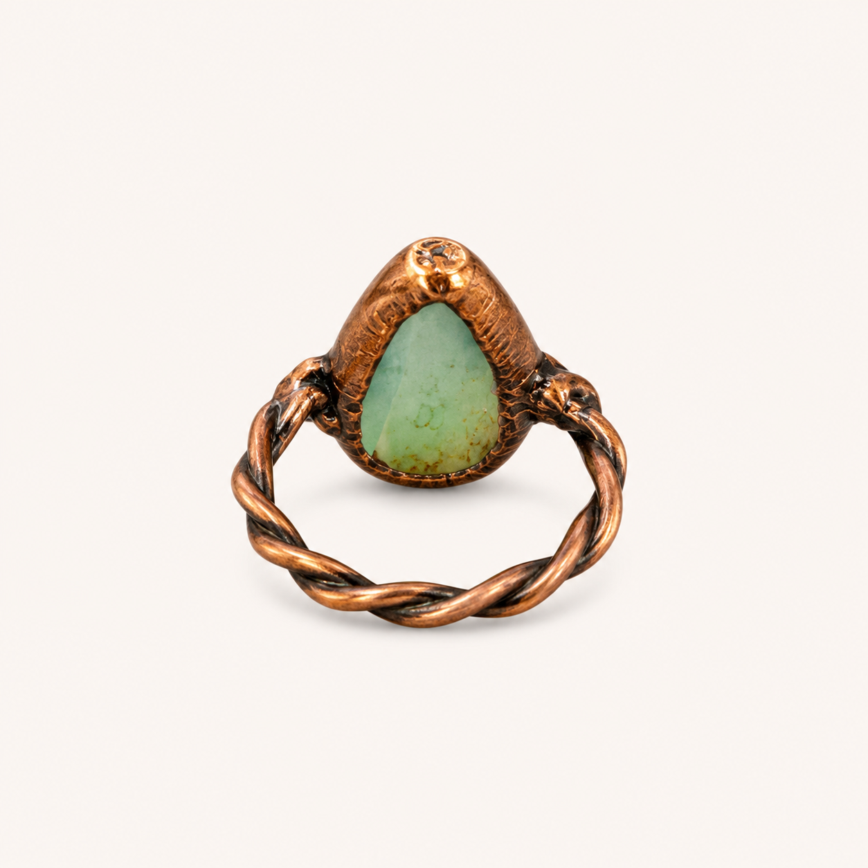 Green Adventure Copper Ring No. 4 | Size 6 | Shamsy Roomiani (Tx