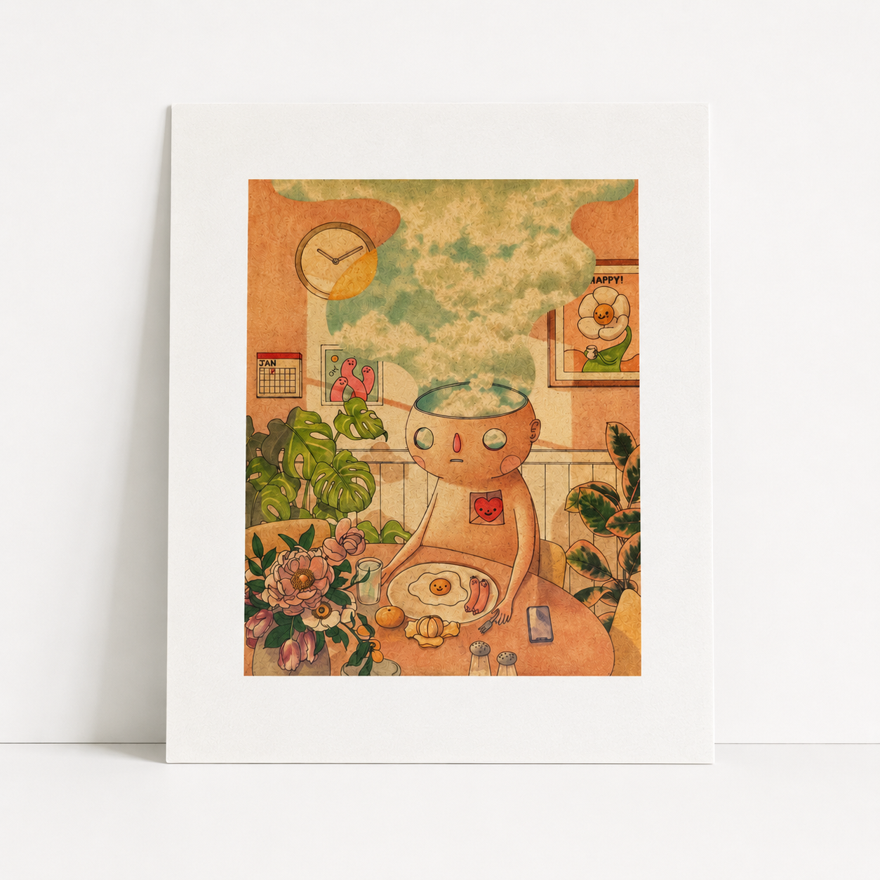 Happy Art Print | Felicia Chiao (CA)
